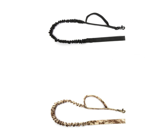 Military Style Dog Leash With Highly Reflective Threads