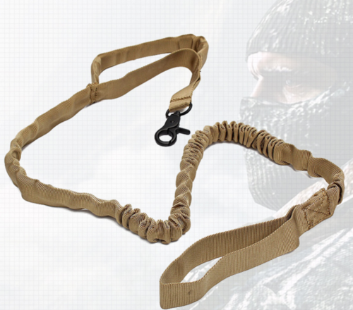 Military Style Dog Leash With Highly Reflective Threads