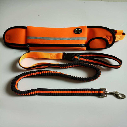 Dog Waist Running Harness - Traction Rope Reflective & Waterproof