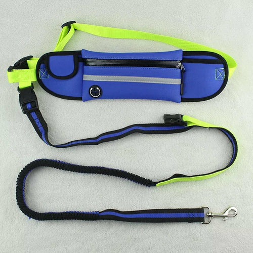 Dog Waist Running Harness - Traction Rope Reflective & Waterproof