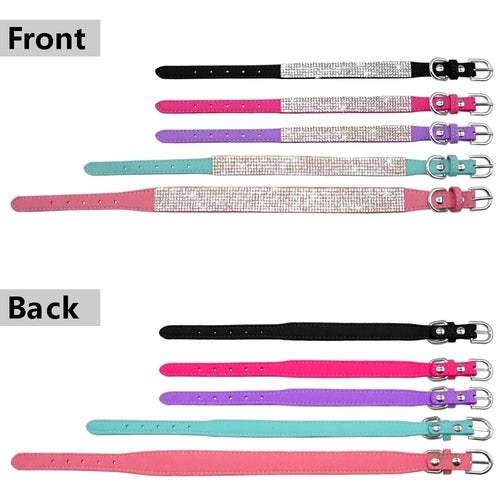 Crystal Puppy Dog Collar