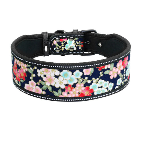 Nylon Reflective Patterned Dog Collar