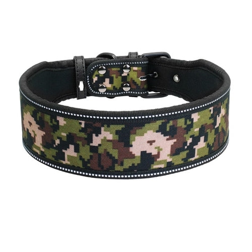 Nylon Reflective Patterned Dog Collar