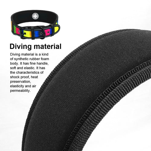 Nylon Reflective Patterned Dog Collar