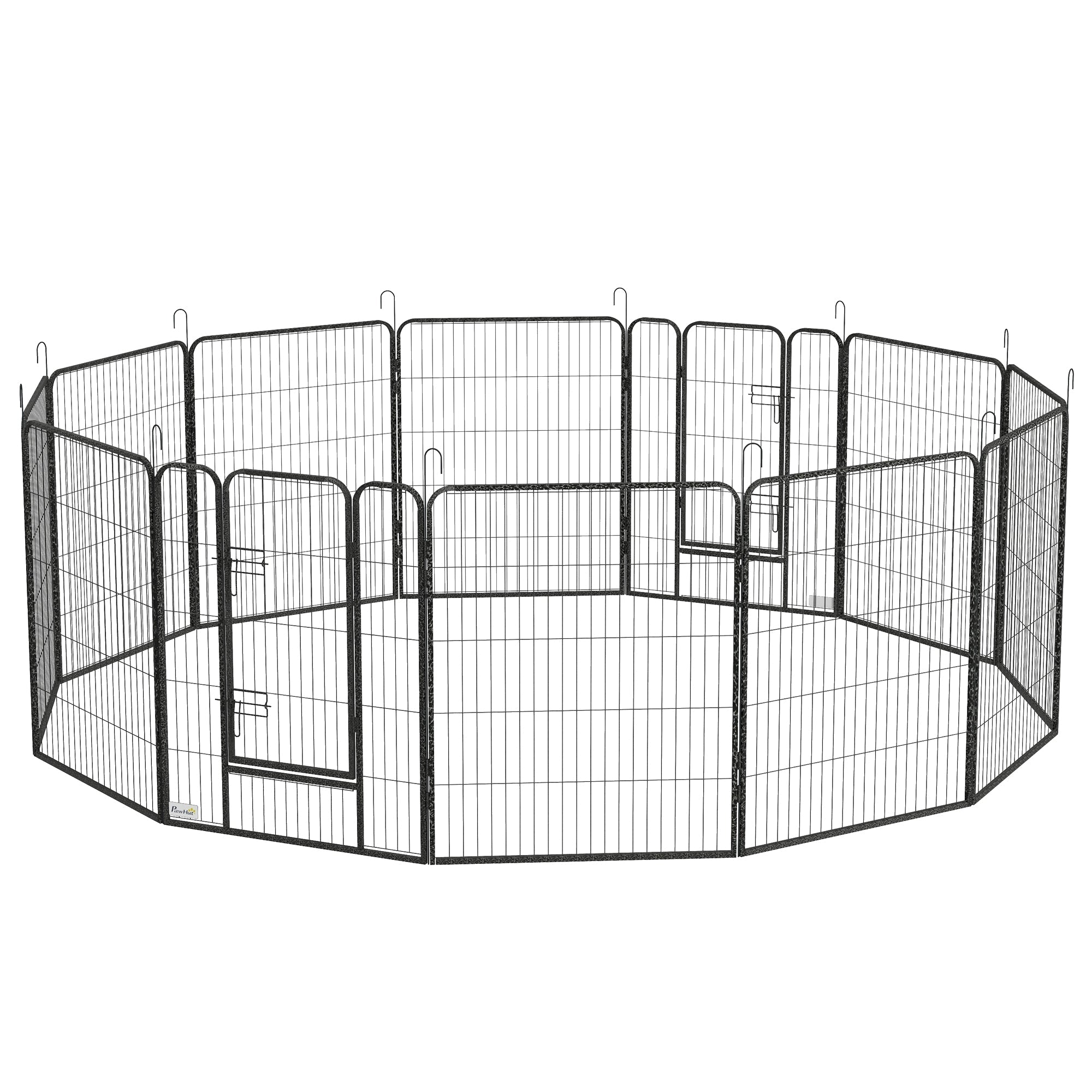 Heavy Duty Puppy Play Pen, 12 Panels Pet Exercise Pet, Pet Playpen for Small, Medium and Large Dogs