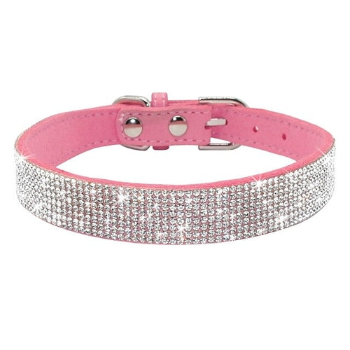 Crystal Puppy Dog Collar