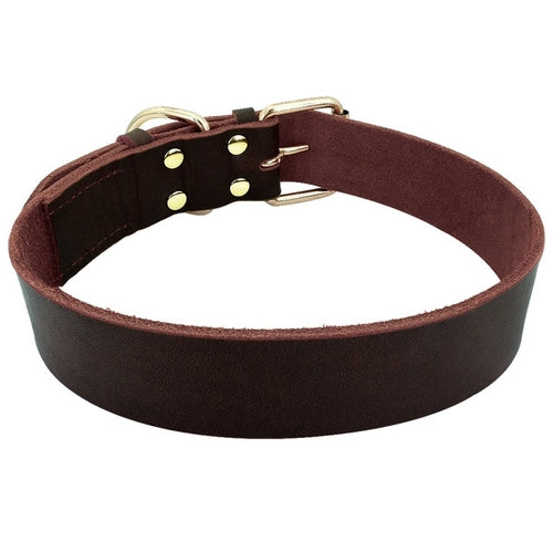 Soft Leather Dog Collar