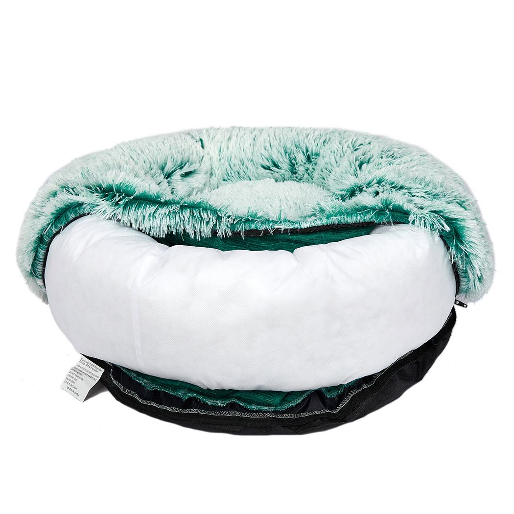 Soothing Calming Donut Pet Bed in Teal