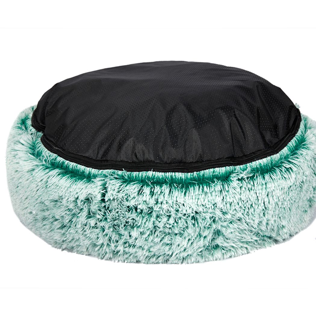 Soothing Calming Donut Pet Bed in Teal